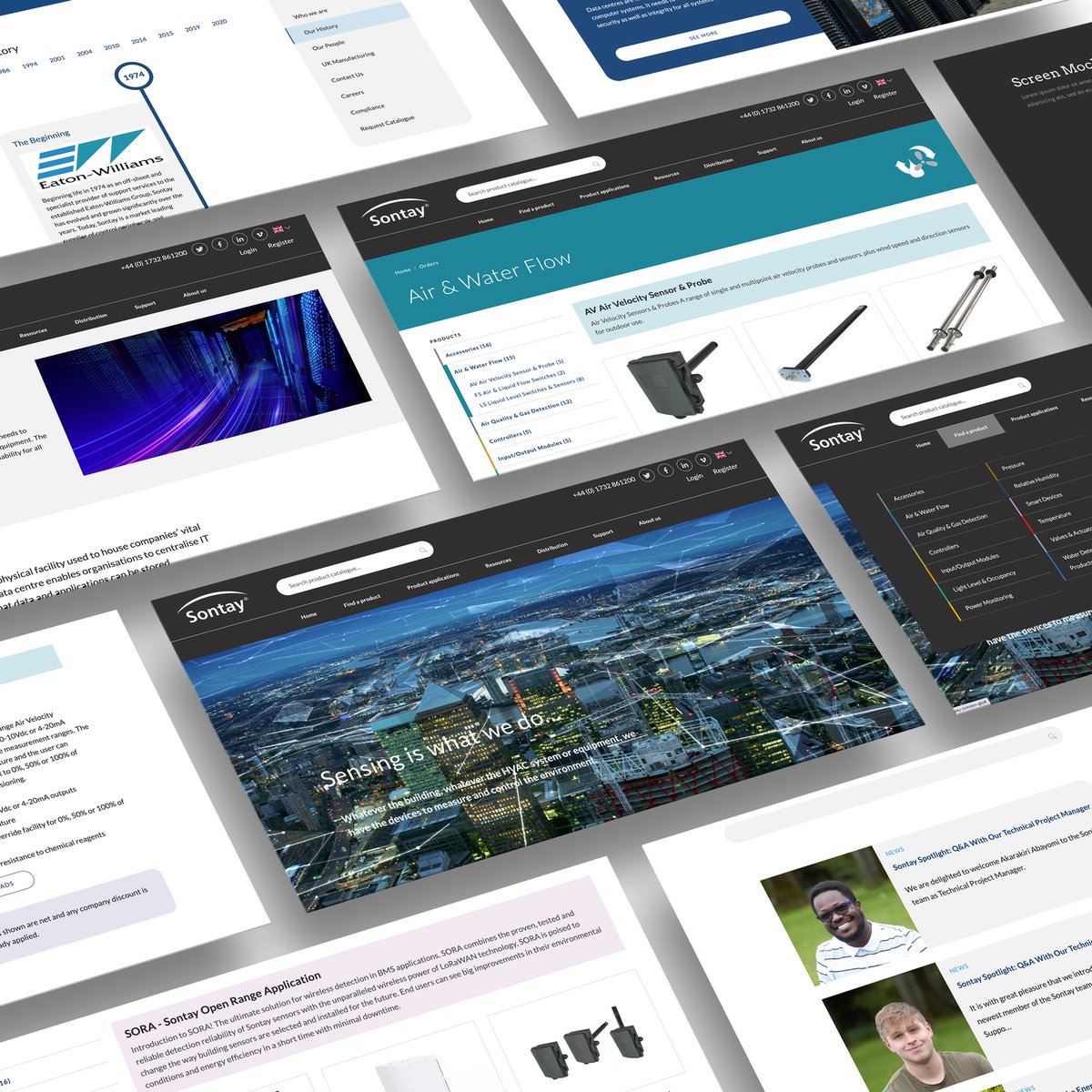 Sontay An integrated website and client portal